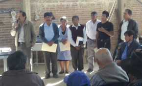 Ted Cochabamba supervisó Elección de Autoridades de la Cooperativa  de Servicios de Agua Potable “Arocagua Puntiti”