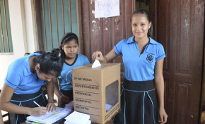 Beni: estudiantes de la unidad educativa Nuestra Señora de Fátima conformaron su gobierno estudiantil