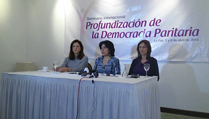 democracia paritaria conferencia de prensa
