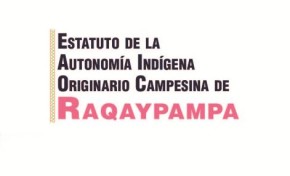 TSE entregó 2 mil ejemplares de estatuto de Raqaypampa para apoyar socialización