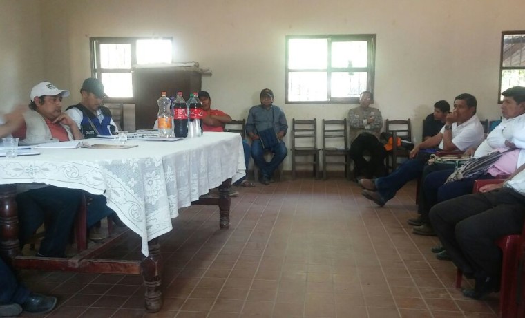 5. Reunión con las autoridades de las cuatro capitanías de Charagua Iyambae.