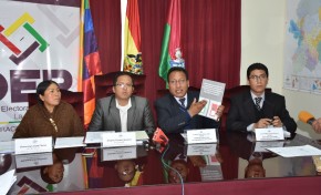 Aprueban las papeletas para el Referendo Autonómico en cuatro municipios de La Paz