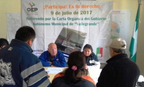 Santa Cruz: Realizarán foros para socializar y debatir los contenidos de las Cartas Orgánicas de Postrervalle y Vallegrande