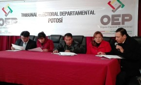Referendo Autonómico: 330 jurados electorales administrarán las mesas en Puna, Potosí