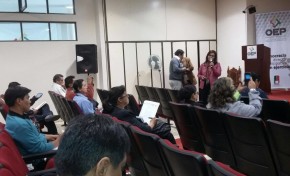 Elecciones Judiciales: difunden con periodistas de Sucre el Reglamento de Difusión de Méritos e Información