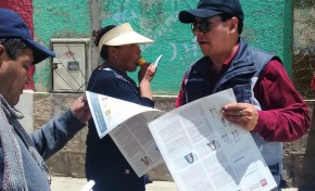 Ocho brigadas capacitan a las y los jurados en el área rural de Oruro