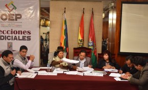 Juan Carlos Berrios Albizu y Brigida Vargas Barañado son electos al TSJ y al TCP en La Paz