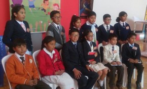 Niñas y niños de Potosí eligen a Santiago Churqui como su alcalde