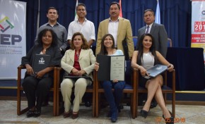 El TED Cochabamba entrega credenciales a ocho consejeras y consejeros electos de COMTECO