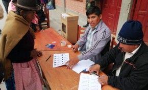 En Oruro, la jornada de votación concluye en total normalidad