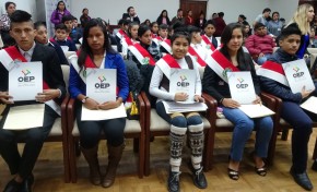 El TED Tarija acreditó a 42 autoridades municipales y departamentales infantiles