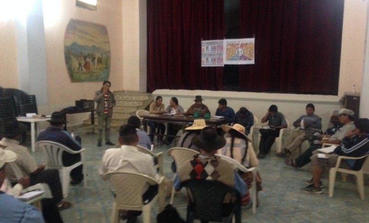 5. socialización en Capinota