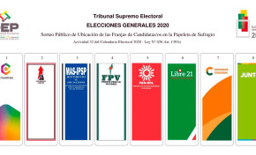 De esta manera estarán ubicados los partidos políticos en la papeleta de sufragio