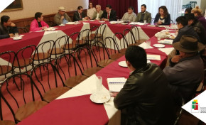 TED Chuquisaca y PNUD instalan mesa de diálogo con organizaciones sociales