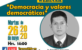 El TED Chuquisaca realiza el seminario virtual “Democracia y valores democráticos”