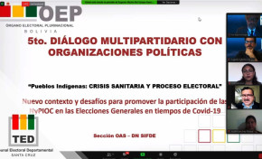 Los pueblos indígenas de Santa Cruz demandan mayor participación política en el Quinto Diálogo Multipartidario