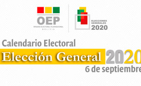 El TSE reanuda las actividades del Calendario Electoral para la  realización de las Elecciones Generales del 6 de septiembre de 2020