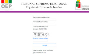TSE habilita plataforma virtual para ciudadanos imposibilitados de ser jurados electorales