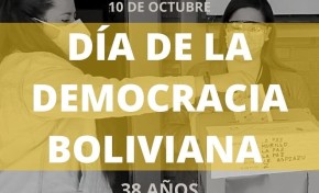 El OEP ratifica compromiso con una elección limpia en el aniversario democrático de Bolivia