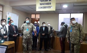 El Centro de Monitoreo e Incidencias de Oruro reporta el retorno paulatino del material electoral con custodia militar