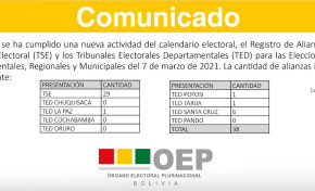 29 Alianzas se registraron en el TSE con miras a las Elecciones del 7 de marzo