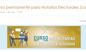El TED La Paz imparte cursos virtuales para postulantes a notarios electorales