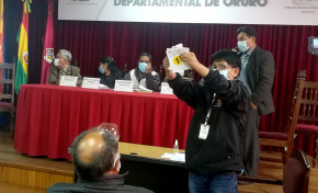 Elecciones Subnacionales 2021: TED Oruro sortea la ubicación de franjas en las papeletas de sufragio