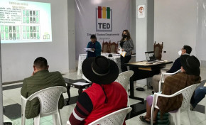 Chuquisaca: TED capacita a delegados de organizaciones políticas en normativa y procedimientos electorales