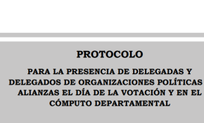 TSE activa protocolo para el registro y participación de delegados políticos para la jornada de votación