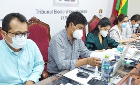 Concluye el cómputo de actas de la elección del Gobernador de Tarija