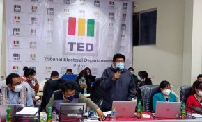 El TED Potosí finaliza el cómputo departamental y registra 83,63% de participación ciudadana