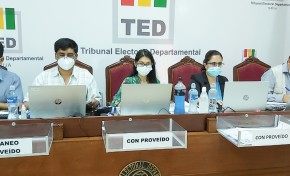 El TED Tarija concluye el cómputo de actas de los 11 municipios del departamento