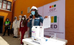 El TED Oruro dispone la fumigación de los recintos electorales