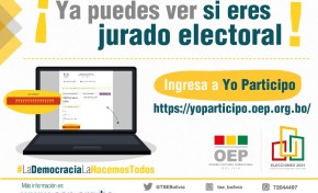 Ciudadanos podrán verificar si fueron designados jurados electorales a través del portal Yo participo