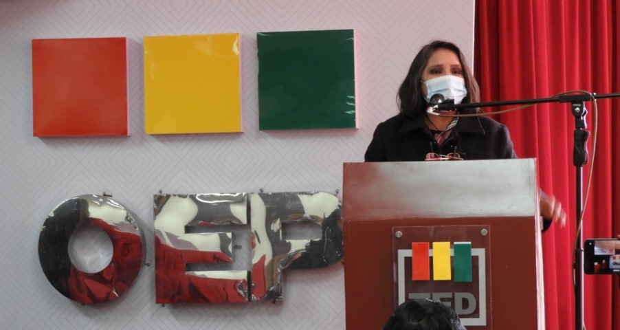 Autoridades del TSE y del TED Oruro invitan a organizaciones políticas a inscribir mujeres en candidaturas ejecutivas