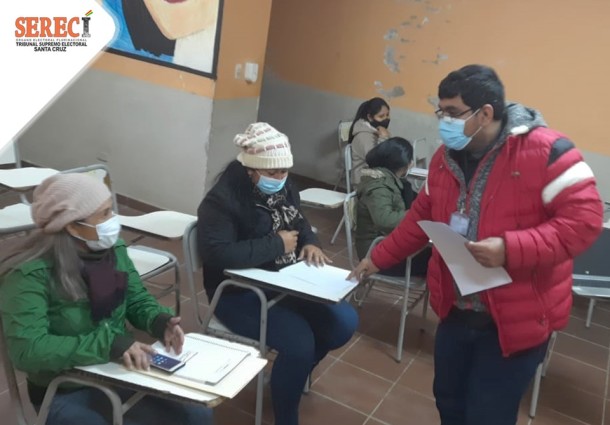 El Serecí Santa Cruz evaluó a los postulantes a Oficiales de Registro Civil en los municipios de San Ramón, El Puente y Urubichá