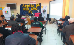 Estudiantes de Derecho de la UPEA se capacitan en democracia intercultural y legislación electoral