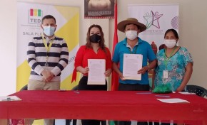 El TED Chuquisaca y el Consejo de Capitanes Guaraníes de Chuquisaca firman convenio para el fortalecimiento de la democracia intercultural