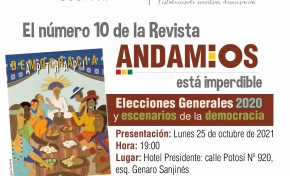 El OEP presentará el décimo número de la revista Andamios este lunes 25 de octubre
