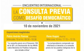 El OEP realiza el taller  internacional “La consulta previa como desafío democrático”