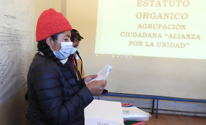 Alianza Por la Unidad alista nuevo estatuto adecuado para presentarlo al TED-Oruro