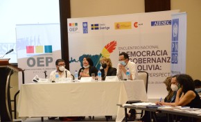 La polarización política fue el tema de abordaje en la Mesa 1 del evento del TSE democracia y gobernanza en Bolivia