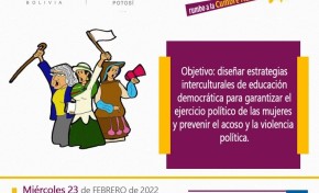 Rumbo a la Cumbre Nacional: El TED Potosí confirma el Encuentro Departamental en Contra del Acoso y la Violencia Política hacia las mujeres para el 23 de febrero