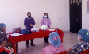 Personal de salud de la Posta Eliodoro en Villazón reciben capacitación en temas registrales