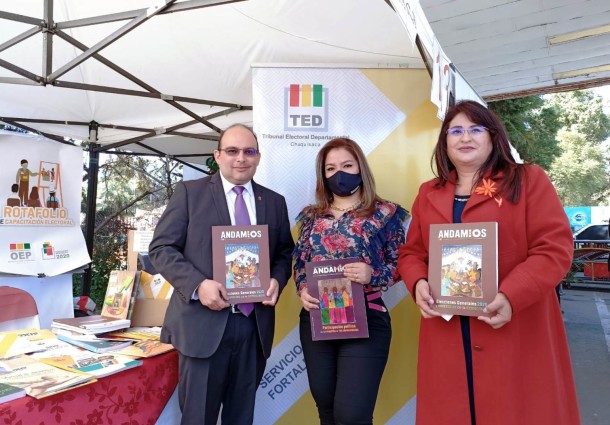 TED Chuquisaca: el Sifde participa de primera Feria Nacional de Libros Jurídicos y Jurisprudenciales