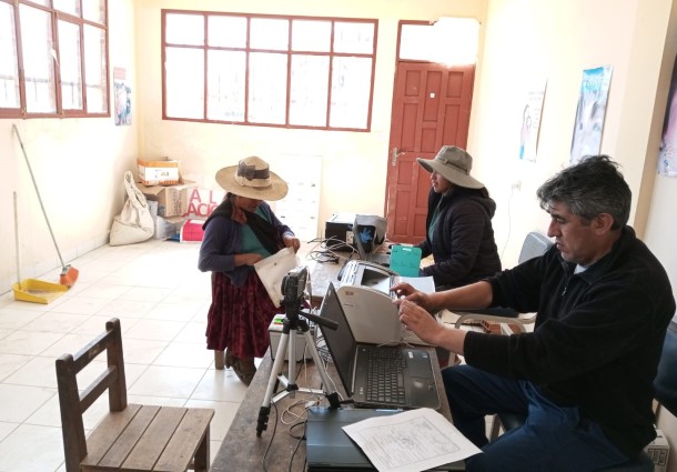 Serecí moviliza campaña de servicios registrales en beneficio de cuatro localidades de Potosí