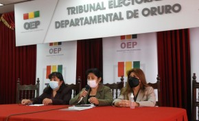 En Oruro se socializan los acuerdos de la Cumbre contra el Acoso y Violencia Política hacia las Mujeres