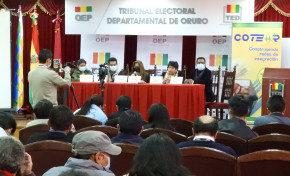El TED Oruro fija el 12 de junio para elecciones de consejeros de Coteor R.L.