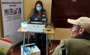 Potosí: Hogar de ancianos San Roque se beneficia con campaña de inscripción y saneamiento de partidas