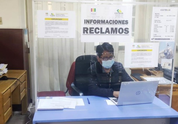 Elecciones Coteor: TED Oruro atendió 40 consultas y recibió tres reclamos de asociados inhabilitados